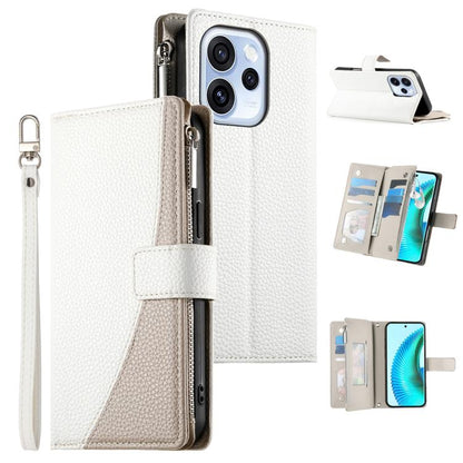 Stitching Multi-card Zipper Wallet Leather Phone Case with Short Strap, For OPPO Reno16 F 5G / Reno16 FS 5G, For OPPO Reno15 F 5G, For OPPO Reno15 5G / Reno 15c 5G, For OPPO A6x 5G / A6 5G Global, For OPPO A6 Pro 4G / 5G Global / F31 5G                ...