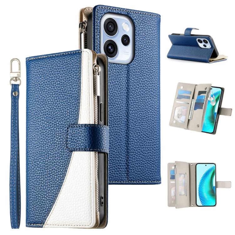 Stitching Multi-card Zipper Wallet Leather Phone Case with Short Strap, For OPPO Reno16 F 5G / Reno16 FS 5G, For OPPO Reno15 F 5G, For OPPO Reno15 5G / Reno 15c 5G, For OPPO A6x 5G / A6 5G Global, For OPPO A6 Pro 4G / 5G Global / F31 5G                ...