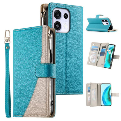 Stitching Multi-card Zipper Wallet Leather Phone Case with Short Strap, For OPPO Reno16 F 5G / Reno16 FS 5G, For OPPO Reno15 F 5G, For OPPO Reno15 5G / Reno 15c 5G, For OPPO A6x 5G / A6 5G Global, For OPPO A6 Pro 4G / 5G Global / F31 5G                ...