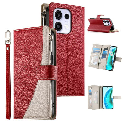 Stitching Multi-card Zipper Wallet Leather Phone Case with Short Strap, For OPPO Reno16 F 5G / Reno16 FS 5G, For OPPO Reno15 F 5G, For OPPO Reno15 5G / Reno 15c 5G, For OPPO A6x 5G / A6 5G Global, For OPPO A6 Pro 4G / 5G Global / F31 5G                ...