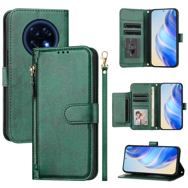 Multi-Card Slots Zipper Wallet Leather Phone Case, For OPPO Reno16 F 5G / Reno16 FS 5G, For OPPO Reno16 5G / Reno16 Pro 5G Global, For OPPO Find X9s Pro 5G, For OPPO Find X9 Ultra, For OPPO A6 GT 5G, For OPPO K13 Turbo 5G / K13 Turbo Pro 5G            ...