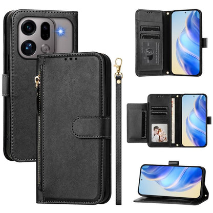Multi-Card Slots Zipper Wallet Leather Phone Case, For OPPO Reno16 F 5G / Reno16 FS 5G, For OPPO Reno16 5G / Reno16 Pro 5G Global, For OPPO Find X9s Pro 5G, For OPPO Find X9 Ultra, For OPPO A6 GT 5G, For OPPO K13 Turbo 5G / K13 Turbo Pro 5G            ...