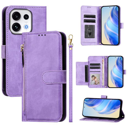 Multi-Card Slots Zipper Wallet Leather Phone Case, For OPPO Reno16 F 5G / Reno16 FS 5G, For OPPO Reno16 5G / Reno16 Pro 5G Global, For OPPO Find X9s Pro 5G, For OPPO Find X9 Ultra, For OPPO A6 GT 5G, For OPPO K13 Turbo 5G / K13 Turbo Pro 5G            ...
