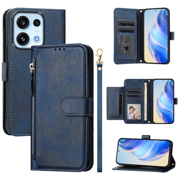 Multi-Card Slots Zipper Wallet Leather Phone Case, For OPPO Reno16 F 5G / Reno16 FS 5G, For OPPO Reno16 5G / Reno16 Pro 5G Global, For OPPO Find X9s Pro 5G, For OPPO Find X9 Ultra, For OPPO A6 GT 5G, For OPPO K13 Turbo 5G / K13 Turbo Pro 5G            ...