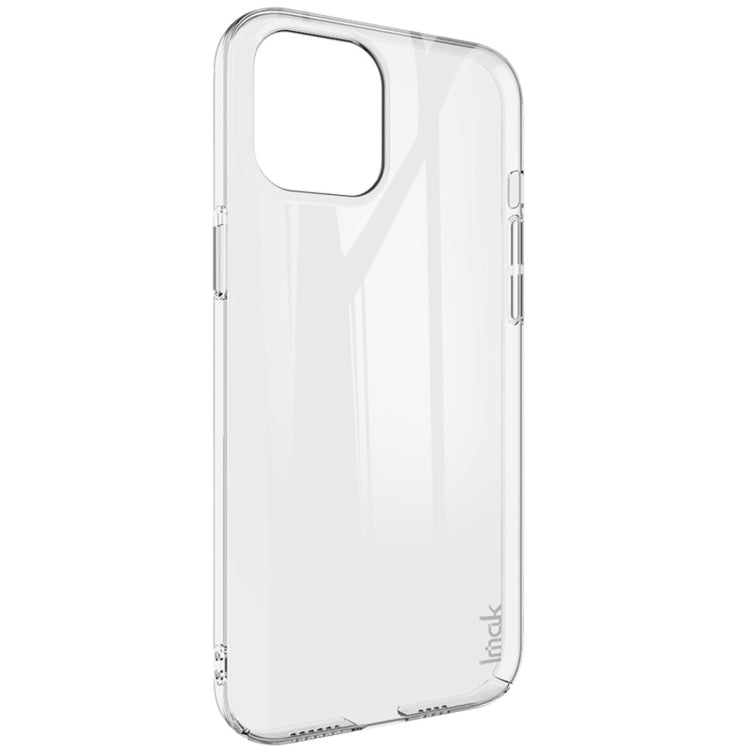 Clear iPhone 12 Pro Max hard case with cutouts for buttons and charging