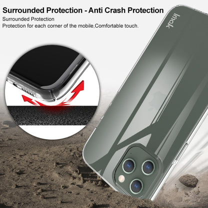Clear iPhone 12 Pro Max anti-crash protective case with corner impact shielding