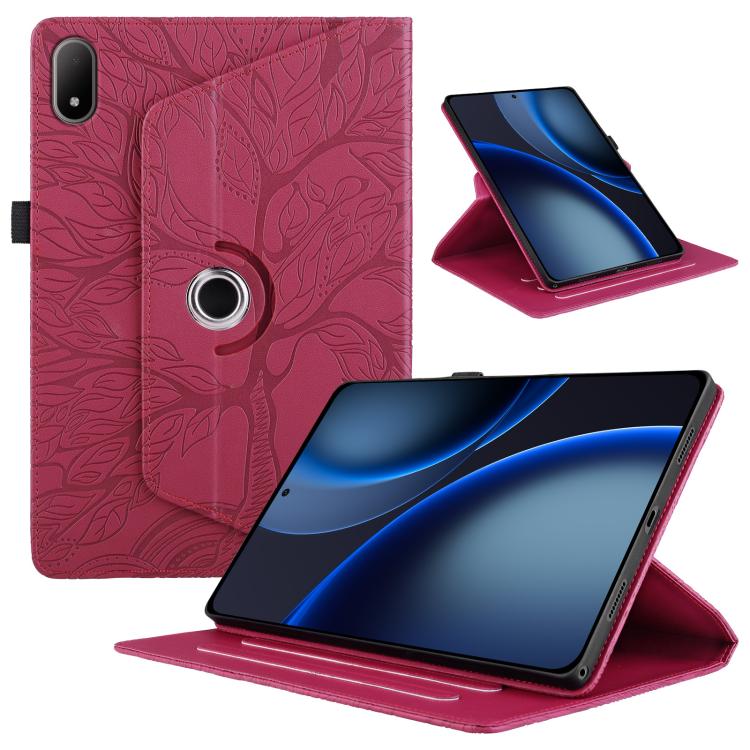 Tree Life Embossed Rotation Leather Tablet Case, For OPPO Pad Mini 8.8 2026, For OPPO Pad SE