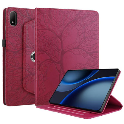 Tree Life Embossed Rotation Leather Tablet Case, For OPPO Pad Mini 8.8 2026, For OPPO Pad SE