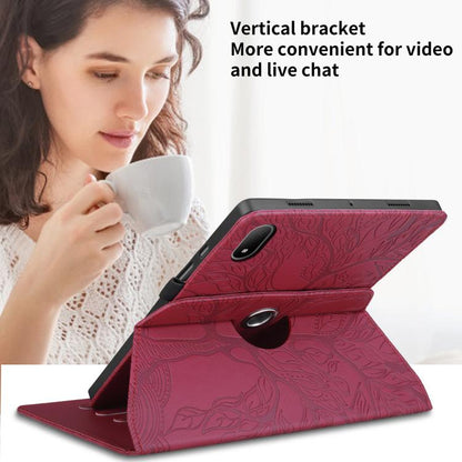 Tree Life Embossed Rotation Leather Tablet Case, For OPPO Pad Mini 8.8 2026, For OPPO Pad SE