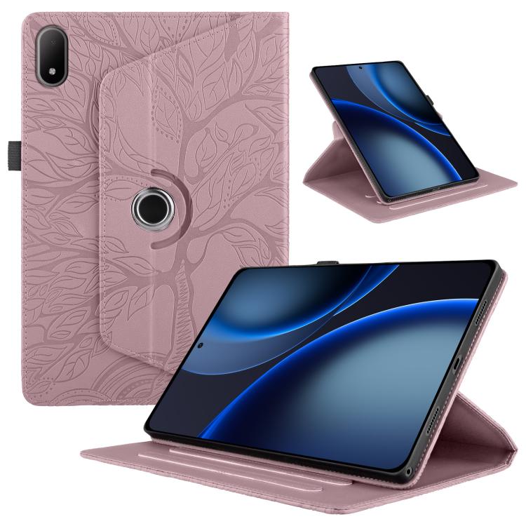 Tree Life Embossed Rotation Leather Tablet Case, For OPPO Pad Mini 8.8 2026, For OPPO Pad SE
