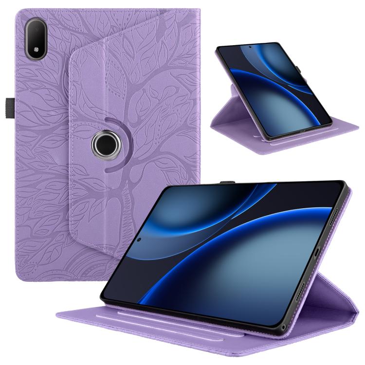 Tree Life Embossed Rotation Leather Tablet Case, For OPPO Pad Mini 8.8 2026, For OPPO Pad SE