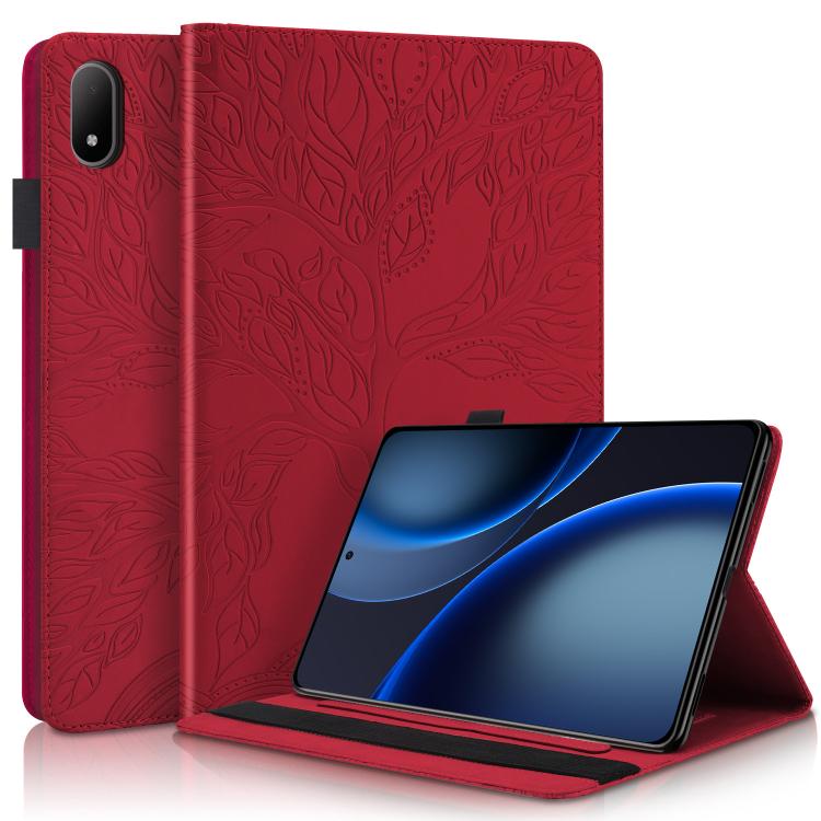 Life Tree Series Horizontal Flip Leather Tablet Case, For OPPO Pad Mini 8.8 2026, For OPPO Pad SE 11