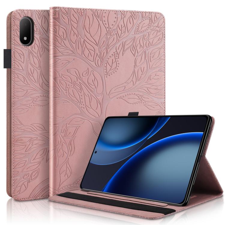 Life Tree Series Horizontal Flip Leather Tablet Case, For OPPO Pad Mini 8.8 2026, For OPPO Pad SE 11