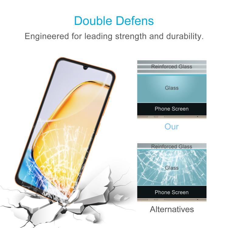 50 PCS/Pack 0.3mm High Aluminum Tempered Glass Film, For HOTWAV A25 Ultra, For HOTWAV X26 Ultra, For HOTWAV Note 16, For HOTWAV Cyber 16 Pro, For HOTWAV T7S