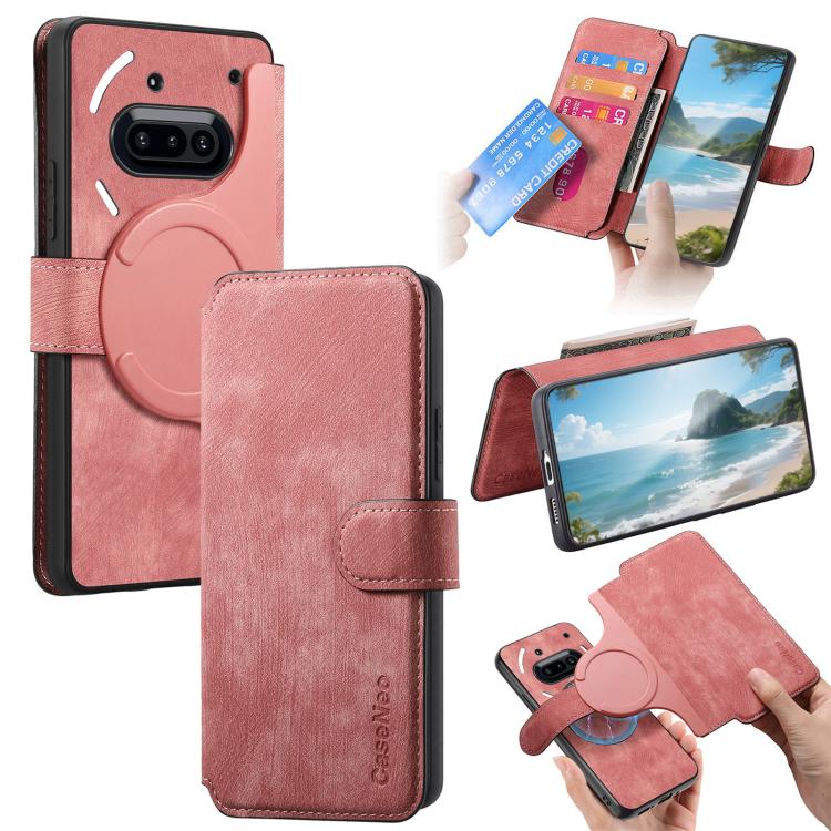 CaseNeo MagSafe RFID Anti-theft Retro Leather Phone Case, For Nothing Phone 4a, For Nothing CMF Phone 2 Pro, For Nothing Phone 3a, For Nothing Phone 3a Pro