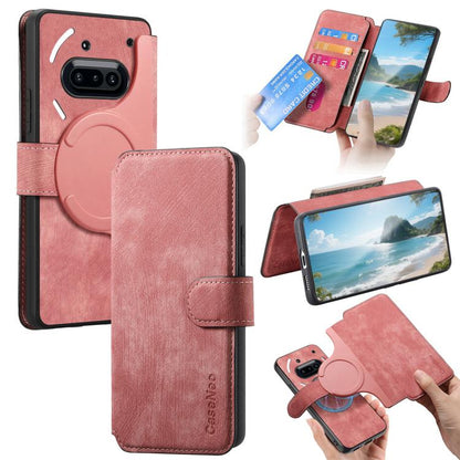 CaseNeo MagSafe RFID Anti-theft Retro Leather Phone Case, For Nothing Phone 4a, For Nothing CMF Phone 2 Pro, For Nothing Phone 3a, For Nothing Phone 3a Pro
