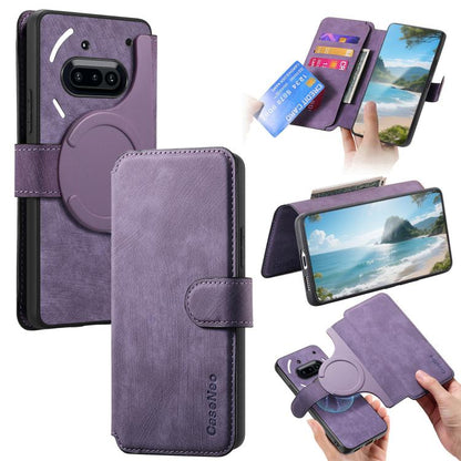 CaseNeo MagSafe RFID Anti-theft Retro Leather Phone Case, For Nothing Phone 4a, For Nothing CMF Phone 2 Pro, For Nothing Phone 3a, For Nothing Phone 3a Pro