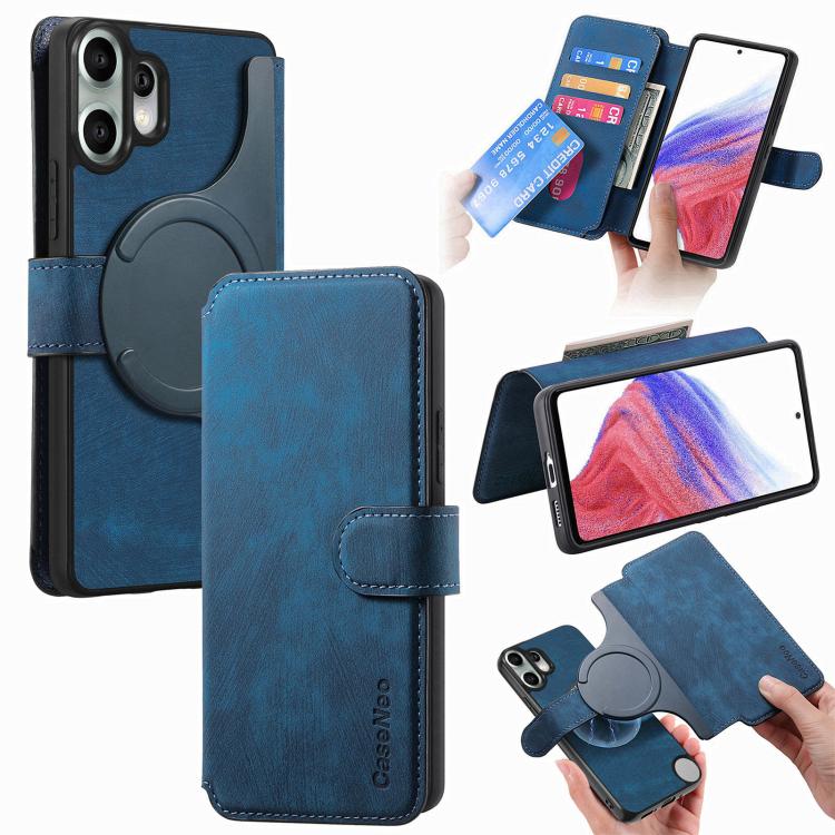 CaseNeo MagSafe RFID Anti-theft Retro Leather Phone Case, For Nothing Phone 4a, For Nothing CMF Phone 2 Pro, For Nothing Phone 3a, For Nothing Phone 3a Pro