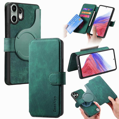 CaseNeo MagSafe RFID Anti-theft Retro Leather Phone Case, For Nothing Phone 4a, For Nothing CMF Phone 2 Pro, For Nothing Phone 3a, For Nothing Phone 3a Pro