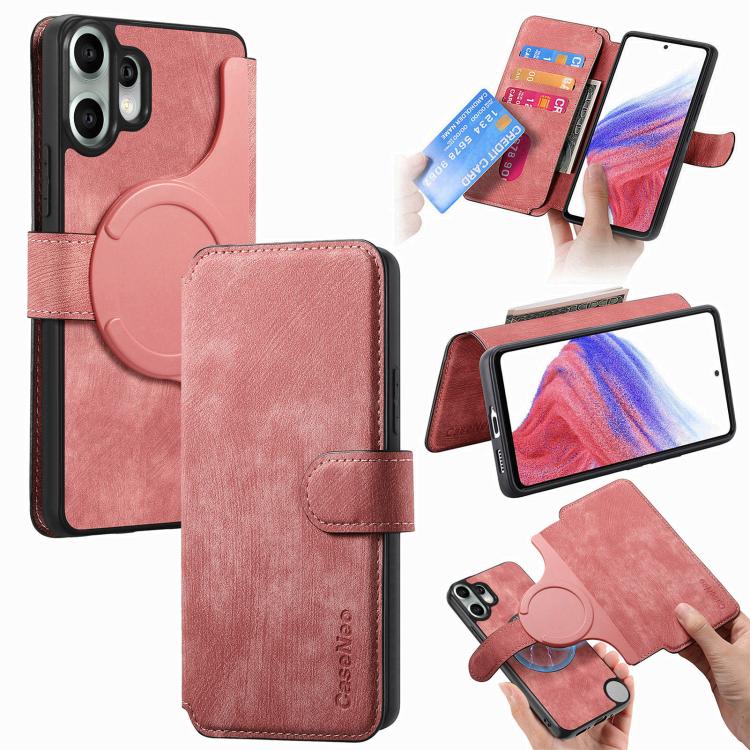 CaseNeo MagSafe RFID Anti-theft Retro Leather Phone Case, For Nothing Phone 4a, For Nothing CMF Phone 2 Pro, For Nothing Phone 3a, For Nothing Phone 3a Pro