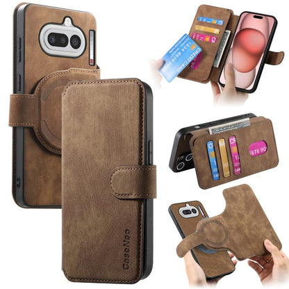 CaseNeo MagSafe RFID Anti-theft Retro Leather Phone Case, For Nothing Phone 4a, For Nothing CMF Phone 2 Pro, For Nothing Phone 3a, For Nothing Phone 3a Pro