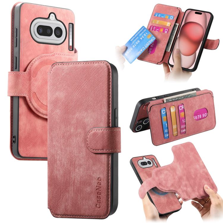 CaseNeo MagSafe RFID Anti-theft Retro Leather Phone Case, For Nothing Phone 4a, For Nothing CMF Phone 2 Pro, For Nothing Phone 3a, For Nothing Phone 3a Pro
