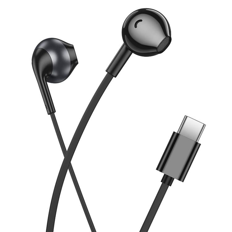 hoco M115 Type-C Sagacious Universal Earphones with Microphone, M115 Type-C