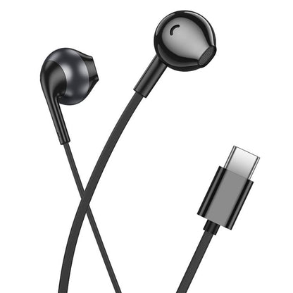 hoco M115 Type-C Sagacious Universal Earphones with Microphone, M115 Type-C