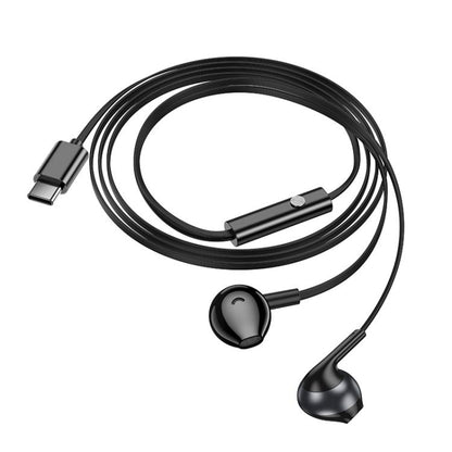 hoco M115 Type-C Sagacious Universal Earphones with Microphone, M115 Type-C