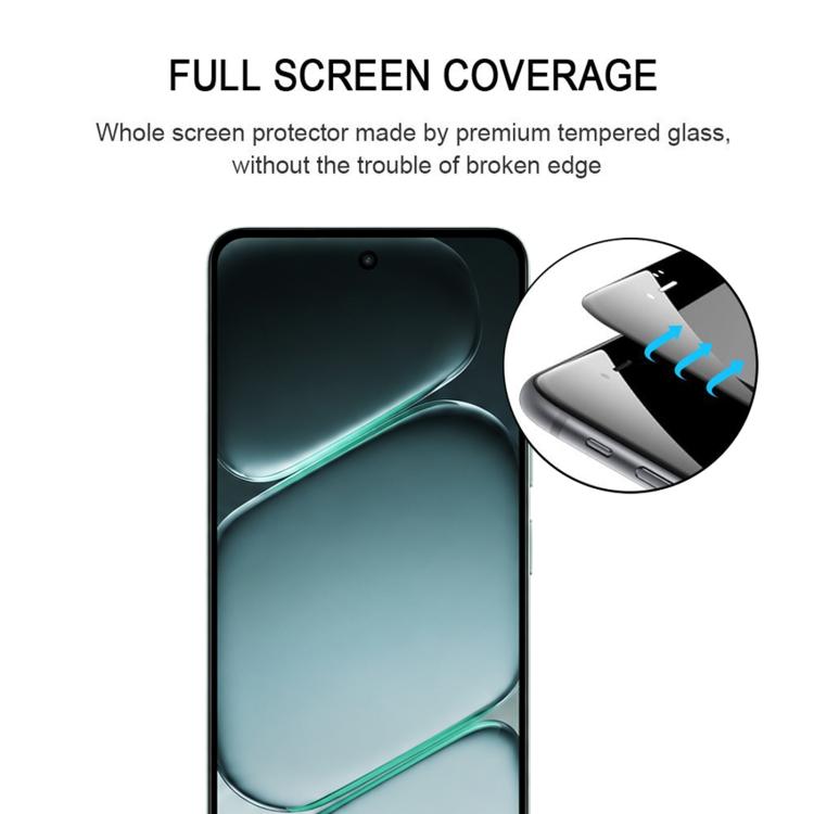 High Aluminum Full Screen Silk Printing Tempered Glass Film, For OnePlus Turbo 6X 5G, For OnePlus Nord CE6 Lite, For OnePlus Nord 5, For OnePlus Nord CE5, For OnePlus Ace 5