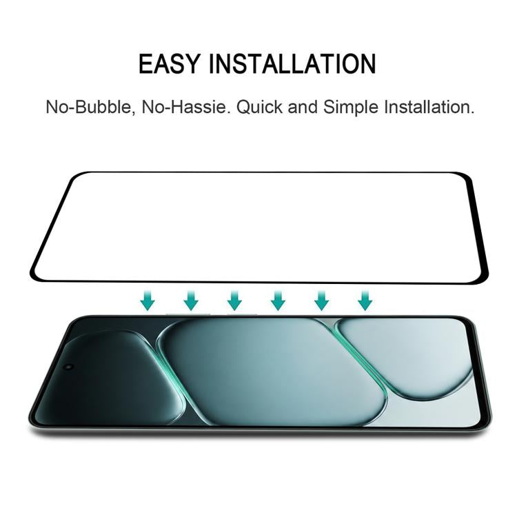 25 PCS/Pack High Aluminum Full Screen Silk Printing Tempered Glass Film, For OnePlus Turbo 6X 5G, For OnePlus Nord CE6 Lite, For OnePlus Nord 5, For OnePlus Nord CE5, For OnePlus Ace 5