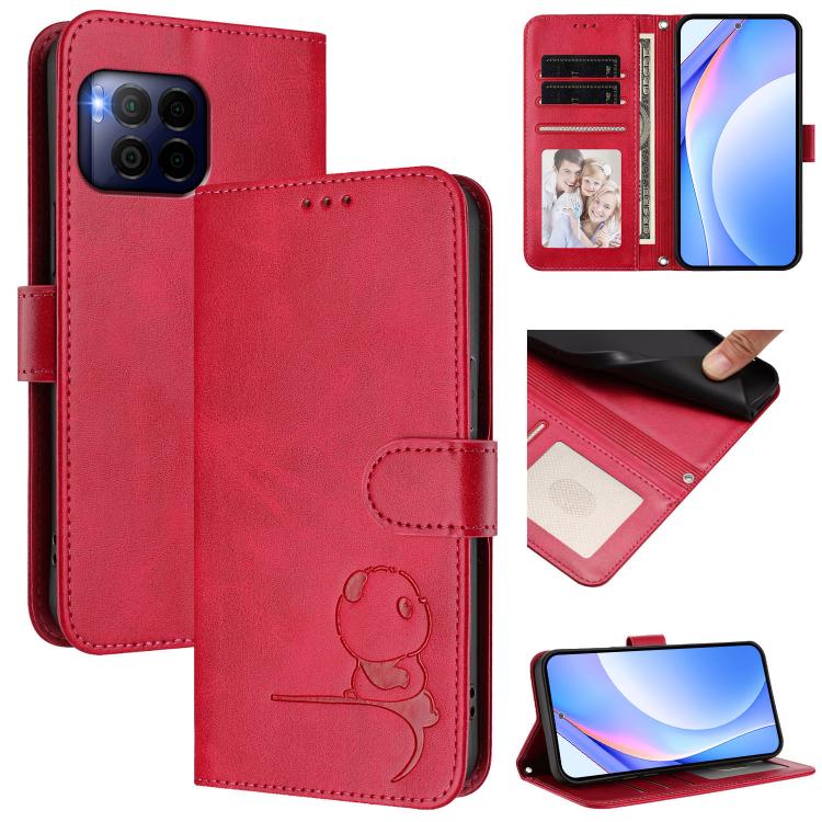 Litter Panda Embossing RFID Leather Phone Case with Lanyard, For T-Mobile Revvl 8 / T Phone 3, For T-Mobile Revvl 7 Pro / T Phone 2 Pro 5G, For T-Mobile Revvl 7 / T Phone 2 5G, For T-Mobile Revvl 6 Pro / Revvl 6x Pro 5G, For T-Mobile Revvl 6 / Revvl 6x 5G