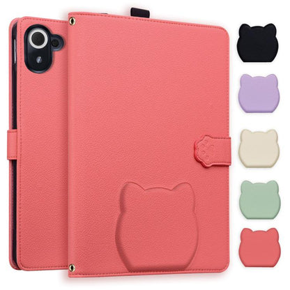 Cat Skin-feel Litchi Leather Tablet Case, For Xiaomi Redmi Pad 2 SE 9.7 2026, For Xiaomi Pad 8 / 8 Pro 7 / 7 Pro, For Xiaomi Redmi Pad 2 Pro / Pro / Poco Pad, For Xiaomi Redmi K Pad, For Xiaomi Redmi Pad 2, For Xiaomi Redmi Pad SE 8.7