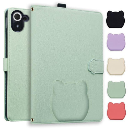 Cat Skin-feel Litchi Leather Tablet Case, For Xiaomi Redmi Pad 2 SE 9.7 2026, For Xiaomi Pad 8 / 8 Pro 7 / 7 Pro, For Xiaomi Redmi Pad 2 Pro / Pro / Poco Pad, For Xiaomi Redmi K Pad, For Xiaomi Redmi Pad 2, For Xiaomi Redmi Pad SE 8.7