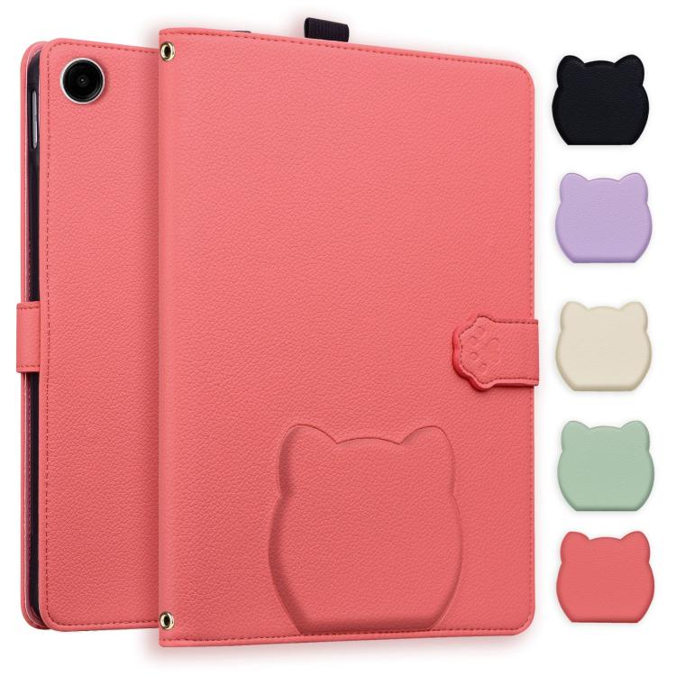 Cat Skin-feel Litchi Leather Tablet Case, For Xiaomi Redmi Pad 2 SE 9.7 2026, For Xiaomi Pad 8 / 8 Pro 7 / 7 Pro, For Xiaomi Redmi Pad 2 Pro / Pro / Poco Pad, For Xiaomi Redmi K Pad, For Xiaomi Redmi Pad 2, For Xiaomi Redmi Pad SE 8.7