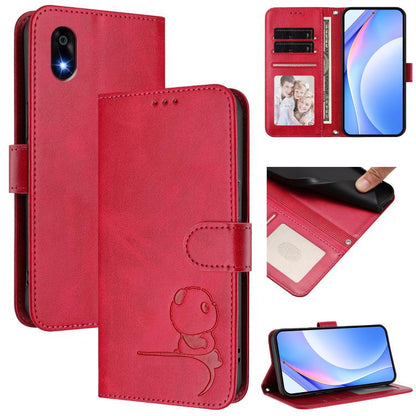 Litter Panda Embossing RFID Leather Phone Case with Lanyard, For ZTE nubia Neo 5 5G, For ZTE nubia Neo 5 GT 5G, For ZTE nubia P7 Pro 5G / Optus X Value 5G, For ZTE nubia P9 Pro 5G / Optus X Pro 2 5G, For ZTE nubia RedMagic 11 Air                       ...