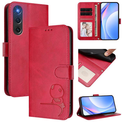 Litter Panda Embossing RFID Leather Phone Case with Lanyard, For ZTE nubia Neo 5 5G, For ZTE nubia Neo 5 GT 5G, For ZTE nubia P7 Pro 5G / Optus X Value 5G, For ZTE nubia P9 Pro 5G / Optus X Pro 2 5G, For ZTE nubia RedMagic 11 Air                       ...