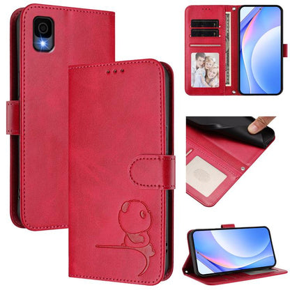 Litter Panda Embossing RFID Leather Phone Case with Lanyard, For TCL K70 Power 4G / K70 4G, For TCL Nxtpaper 70 Pro 5G, For TCL K32 / K33 5G, For TCL 60 SE NxtPaper, For TCL 30 Z / 30 LE T602DL, For TCL 40 XL / 40 T T608DL                              ...