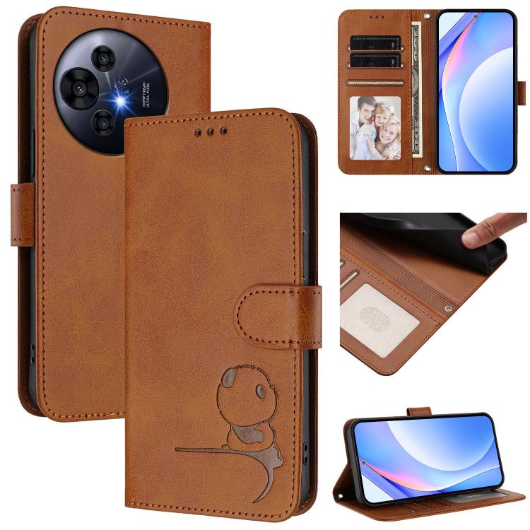 Litter Panda Embossing RFID Leather Phone Case with Lanyard, For TCL K70 Power 4G / K70 4G, For TCL Nxtpaper 70 Pro 5G, For TCL K32 / K33 5G, For TCL 60 SE NxtPaper, For TCL 30 Z / 30 LE T602DL, For TCL 40 XL / 40 T T608DL                              ...