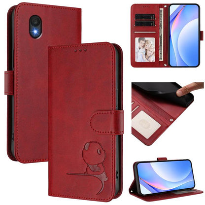 Litter Panda Embossing RFID Leather Phone Case with Lanyard, For TCL 50 XL / 50 XL NxtPaper 5G, For TCL 201, For TCL 50 XE, For TCL 50 SE / 40 NxtPaper 4G, For TCL 501 / Vodafone Smart M25, For TCL 505, For TCL 502, For TCL 40 SE                       ...