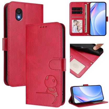 Litter Panda Embossing RFID Leather Phone Case with Lanyard, For TCL 50 XL / 50 XL NxtPaper 5G, For TCL 201, For TCL 50 XE, For TCL 50 SE / 40 NxtPaper 4G, For TCL 501 / Vodafone Smart M25, For TCL 505, For TCL 502, For TCL 40 SE                       ...