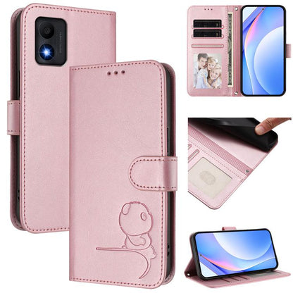 Litter Panda Embossing RFID Leather Phone Case with Lanyard, For TCL 50 XL / 50 XL NxtPaper 5G, For TCL 201, For TCL 50 XE, For TCL 50 SE / 40 NxtPaper 4G, For TCL 501 / Vodafone Smart M25, For TCL 505, For TCL 502, For TCL 40 SE                       ...