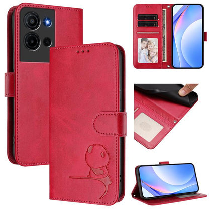 Litter Panda Embossing RFID Leather Phone Case with Lanyard, For TCL K70 Power 4G / K70 4G, For TCL Nxtpaper 70 Pro 5G, For TCL K32 / K33 5G, For TCL 60 SE NxtPaper, For TCL 30 Z / 30 LE T602DL, For TCL 40 XL / 40 T T608DL                              ...