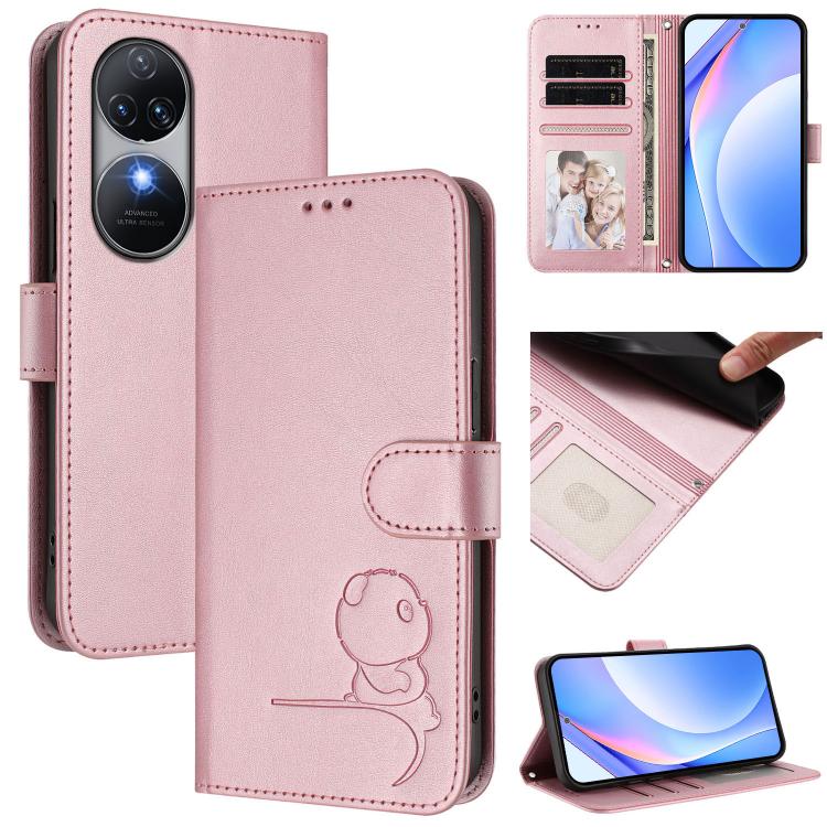 Litter Panda Embossing RFID Leather Phone Case with Lanyard, For Oukitel C59 / C59 Pro, For Oukitel C58 / C58 Pro, For Oukitel C57S / C57 Pro / C57 / BLU J12, For Oukitel C53, For Oukitel C50, For Oukitel C37, For Oukitel C51, For Oukitel C38          ...