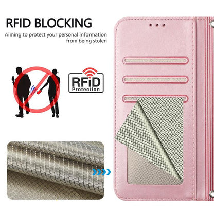 Litter Panda Embossing RFID Leather Phone Case with Lanyard, For UMIDIGI G100x 5G / 4G, For UMIDIGI G100 Pro, For UMIDIGI G100, For UMIDIGI Note 100, For UMIDIGI Note 90, For UMIDIGI A15 / A15C / A15T, For UMIDIGI G9 5G / Note 9 5G, For UMIDIGI Bison X...