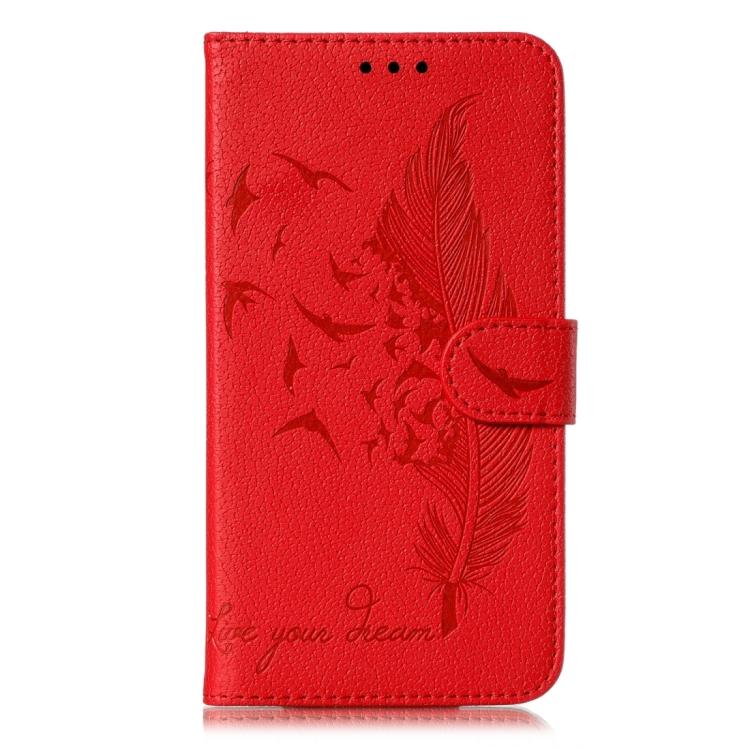 Feather Pattern Litchi Texture Leather Phone Case, For OPPO Find X9, For OPPO A6 Pro 5G, For OPPO Find X9 Pro, For OPPO A5 Pro 5G Global