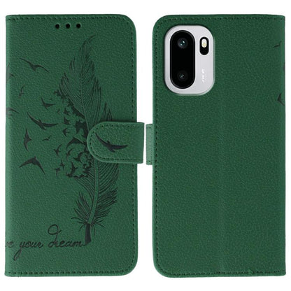 Feather Pattern Litchi Texture Leather Phone Case, For OnePlus Ace 6, For OnePlus 15, For OnePlus Nord 5, For OnePlus Nord CE5