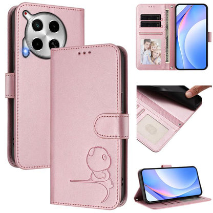Litter Panda Embossing RFID Leather Phone Case with Lanyard, For Tecno Spark 20 Pro 5G, For Tecno Pop 6C / itel A18, For Tecno Spark 10 Pro Magic, For Tecno Pova 6 4G, For Tecno Pova 6 5G / Pova 6 Pro 5G, For Tecno Camon 30 Pro 5G                      ...