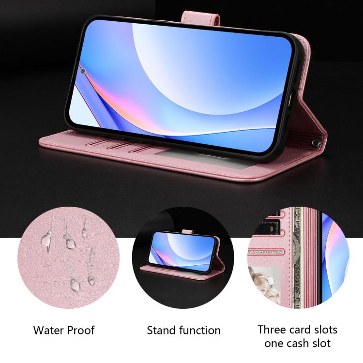 Litter Panda Embossing RFID Leather Phone Case with Lanyard, For Tecno Camon 20 / 20 Pro 4G, For Tecno Spark 10 5G, For Tecno Spark 10C / 10 4G, For Tecno Spark 10 Pro 4G / K17 4G, For Tecno Camon 19 / 19 Pro 5G, For Tecno Pova 4 Pro, For Tecno Pova 4 ...