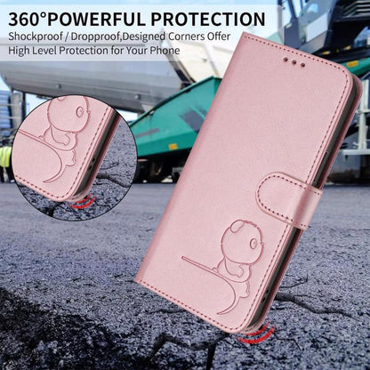 Litter Panda Embossing RFID Leather Phone Case with Lanyard, For Tecno Camon 20 / 20 Pro 4G, For Tecno Spark 10 5G, For Tecno Spark 10C / 10 4G, For Tecno Spark 10 Pro 4G / K17 4G, For Tecno Camon 19 / 19 Pro 5G, For Tecno Pova 4 Pro, For Tecno Pova 4 ...